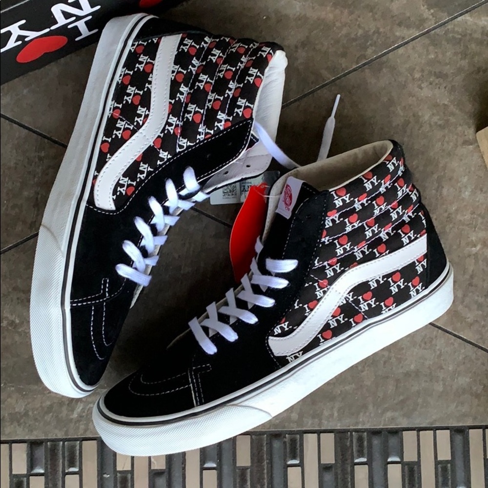 VANS SK8-Hi The General I Love NY Black Men’s - Picture 1 of 16